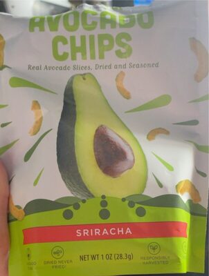 Sriracha Avocado Chips, Sriracha