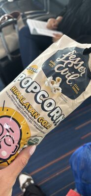 Himalayan Gold Organic Popcorn With Butter-Flavored Coconut Oil + Himalayan Salt, Himalayan Gold