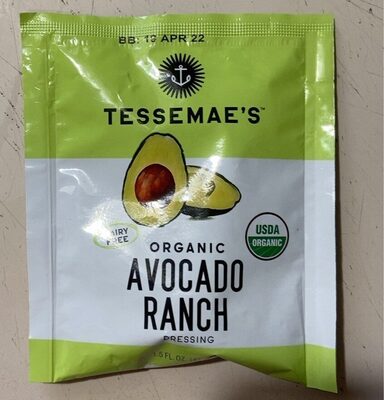 Avocado Ranch Organic Dressing, Avocado Ranch