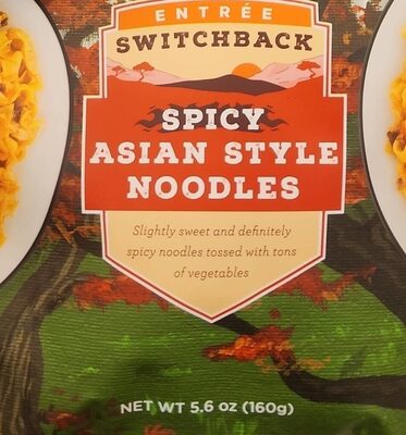 Spicy Asian Style Noodles Switchback Meals, Spicy Asian Style Noodles