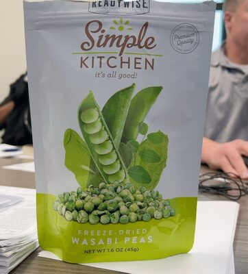 Wasabi Freeze-Dried Peas, Wasabi