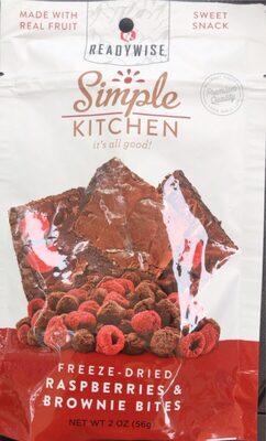 Raspberries & Brownie Freeze-Dried Bites, Raspberries & Brownie