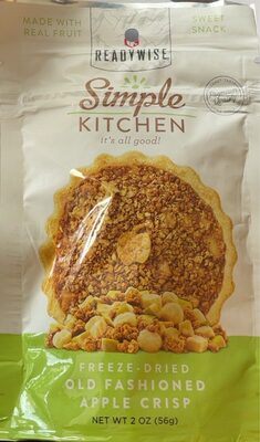 Old Fashioned Freeze-Dried Apple Crisp, Old Fashioned