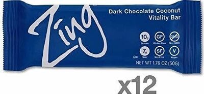 Dark Chocolate Coconut In Almond Butter Plant-Based Bar, Dark Chocolate Coconut In Almond Butter