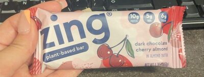 Dark Chocolate Cherry Almond In Almond Butter Plant-Based Bar, Dark Chocolate Cherry Almond In Almond Butter