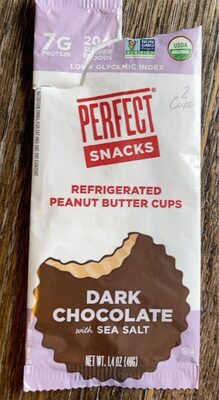 Dark Chocolate Refrigerated Peanut Butter Cups With Sea Salt, Dark Chocolate With Sea Salt