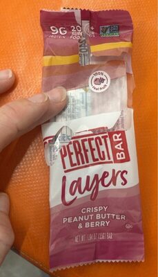 Crispy Peanut Butter & Berry Layers, Crispy Peanut Butter & Berry