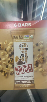 Dark Chocolate Chip Peanut Butter With Sea Salt Protein Bars, Dark Chocolate Chip Peanut Butter With Sea Salt