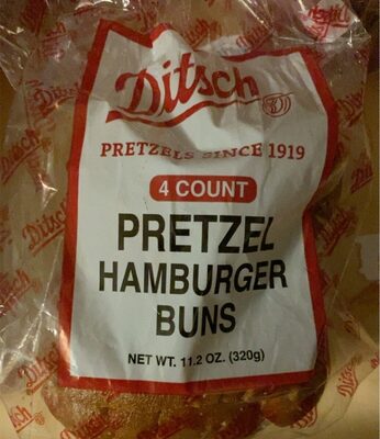 Pretzel Hamburger Buns