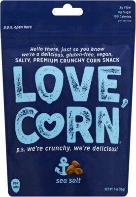Sea Salt Crunchy  Corn, Sea Salt
