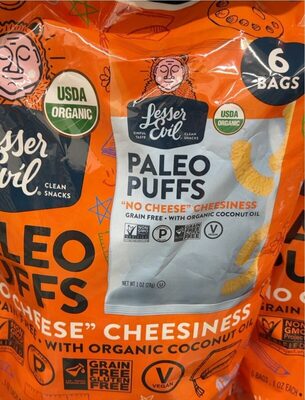 ""No Cheese"" Cheesiness Grain Free Paleo Puffs, ""No Cheese"" Cheesiness