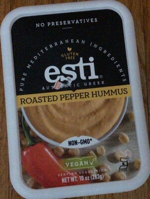 Roasted Pepper Hummus, Roasted Pepper