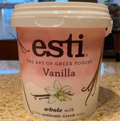 Vanilla Whole Milk Greek Yogurt, Vanilla
