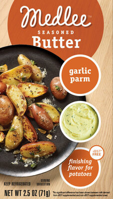 Garlic Parm Seasoned Butter, Garlic Parm