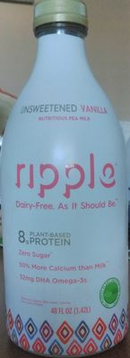Unsweetened Vanilla Nutritious Plant-Based Milk, Unsweetened Vanilla