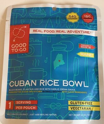 Cuban Black Beans, Planta In And Rice With Garlic Crema Sauce Rice Bowl, Cuban