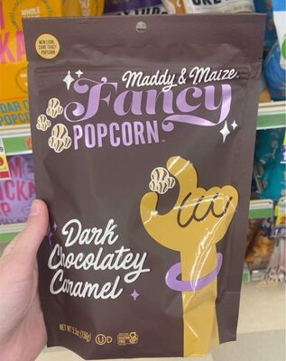 Dark Chocolatey Caramel Fancy Popcorn, Dark Chocolatey Caramel