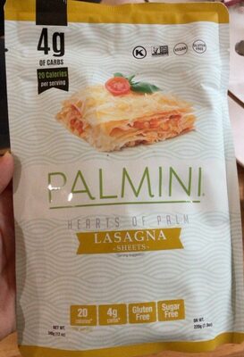 Hearts Of Palm Pasta, Lasagna Sheets