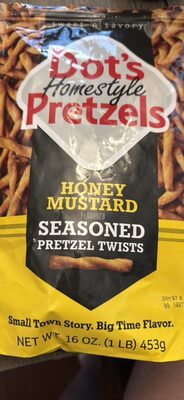 Honey Mustard Seasoned Homestyle Pretzel Twists, Honey Mustard Seasoned