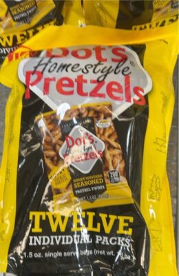 Honey Mustard Seasoned Pretzel Twists, Honey; Mustard