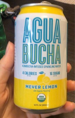 Meyer Lemon Kombucha-Infused Sparkling Water, Meyer Lemon