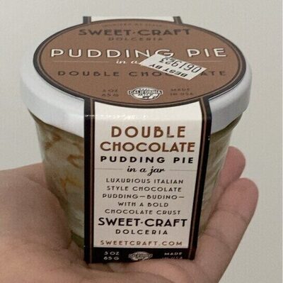 Double Chocolate Pudding Pie In A Jar, Double Chocolate