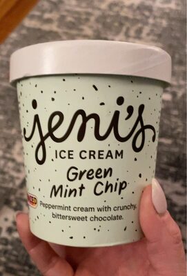 Green Mint Chip Ice Cream, Mint Chip