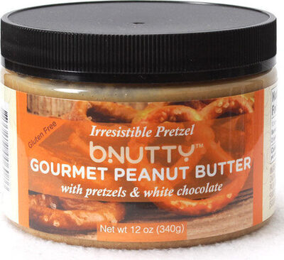 Gourmet Peanut Butter With Pretzels & White Chocolate, Irresistible Pretzel