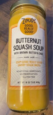 Butternut Squash Soup With Brown Butter & Sage, Butternut Squash With Brown Butter & Sage