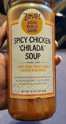 Spicy Chicken Chilada Soup, Spicy Chicken