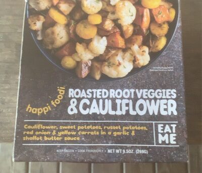 Roasted Root Veggies & Cauliflower, Sweet Potatoes, Russet Potatoes,Red Onion & Yellow Carrots In A Garlic & Shallot Butter Sauce, Roasted Root Veggies & Cauliflower