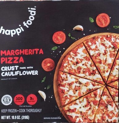 Margherita Crust Pizza Made With Cauliflower, Margherita