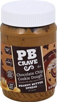 Chocolate Chip Cookie Dough Peanut Butter Spread, Chocolate Chip Cookie Dough