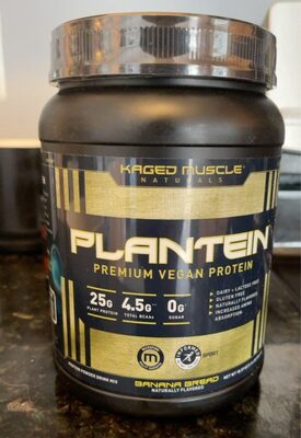 Plantein Banana Bread Flavored Protein Powder Drink Mix, Banana Bread