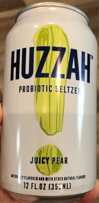Juicy Pear Flavored Probiotic Seltzer, Juicy Pear