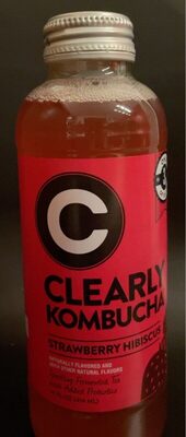 Strawberry Hibiscus Flavored Sparkling Fermented Tea, Strawberry Hibiscus
