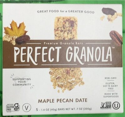 Maple Pecan Date  Premium Granola Bars, Maple Pecan Date