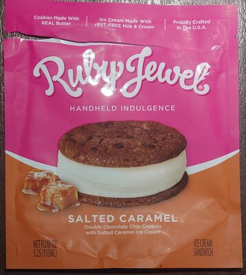 Ruby Jewel, Handmade Ice Cream Sandwiches, Chocolate Cookie With Salted Caramel Ice Cream, Chocolate Cookie With Salted Caramel Ice Cream