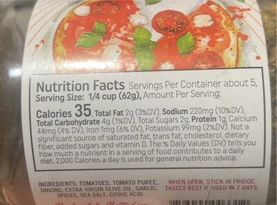 Tomato Pizza Sauce, Tomato