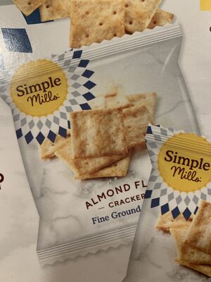 Fine Ground Sea Salt Almond Flour Crackers, Fine Ground Sea Salt