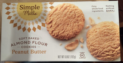 Peanut Butter Soft Baked Almond Flour Cookies, Peanut Butter