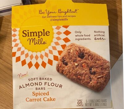 Spiced Carrot Cake Almond Flour Bars, Spiced Carrot Cake
