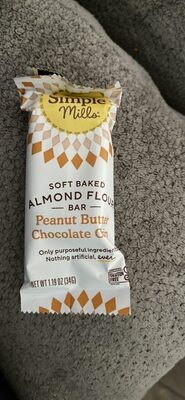 Peanut Butter Chocolate Chip Soft Baked Almond Flour Bars, Peanut Butter Chocolate Chip