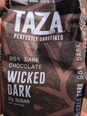 Wicked Dark Organic 95% Dark Chocolate, Wicked Dark