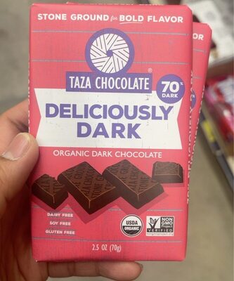 Deliciously Dark Organic 70% Dark Chocolate, Deliciously Dark