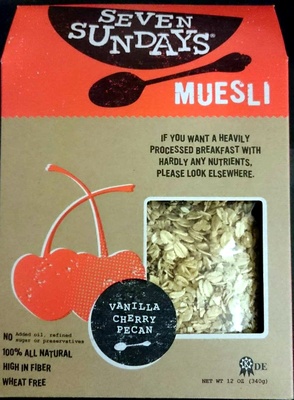 Muesli, Vanilla Cherry Pecan