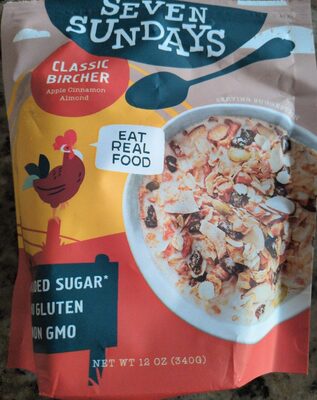 Seven Sundays, Unsweetened Bircher Muesli