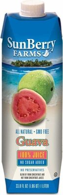 Guava 100% Juice Blend From Puree And Concentrate, Guava