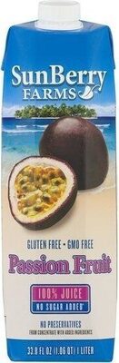 Passion Fruit 100%Juice Blend From Puree And Concentrate, Passion Fruit
