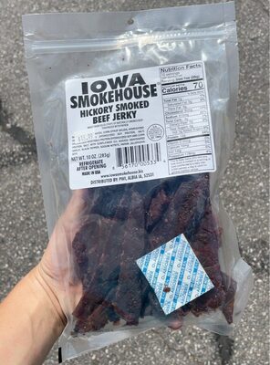 Hickory Smoked Beef Jerky, Hickory Smoked
